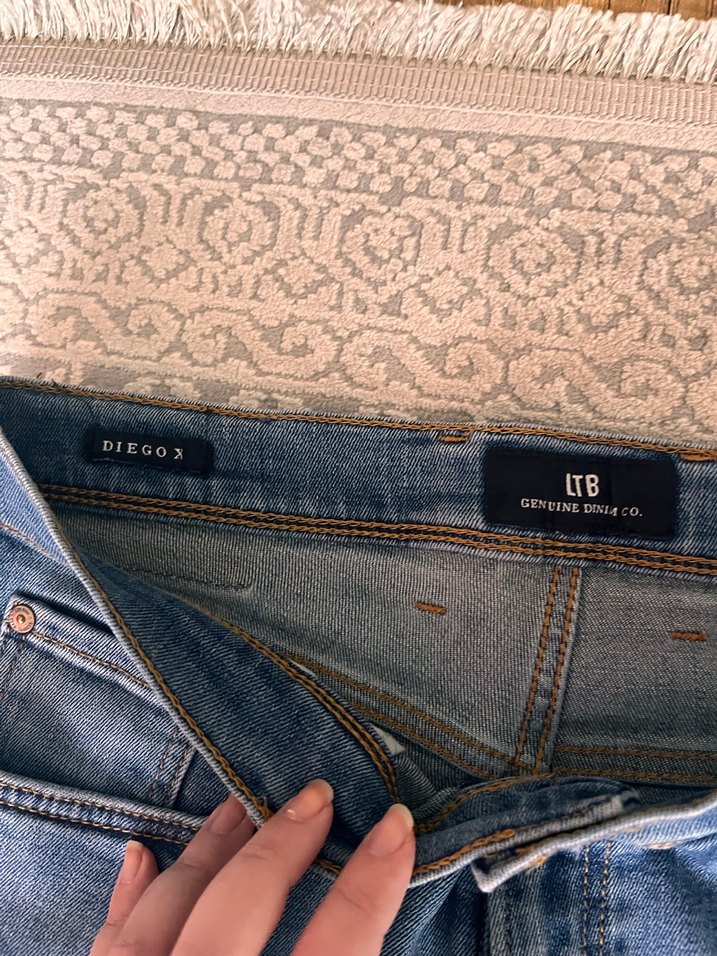 Erkek Mavi Denim Dar Kesim Jean - Görsel 4
