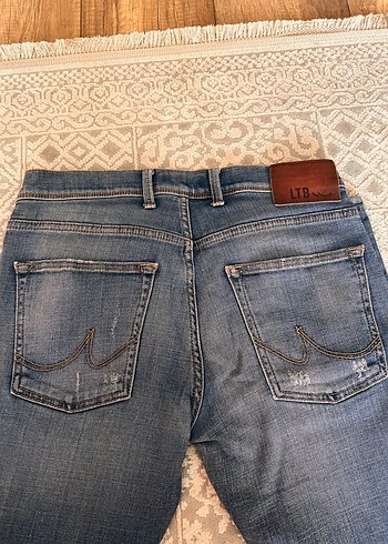 Erkek Denim Fermuarlı Dar Kesim Jean - Görsel 7