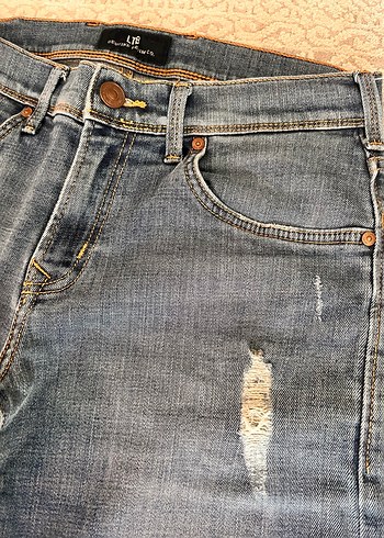 Erkek Denim Fermuarlı Dar Kesim Jean - Görsel 3