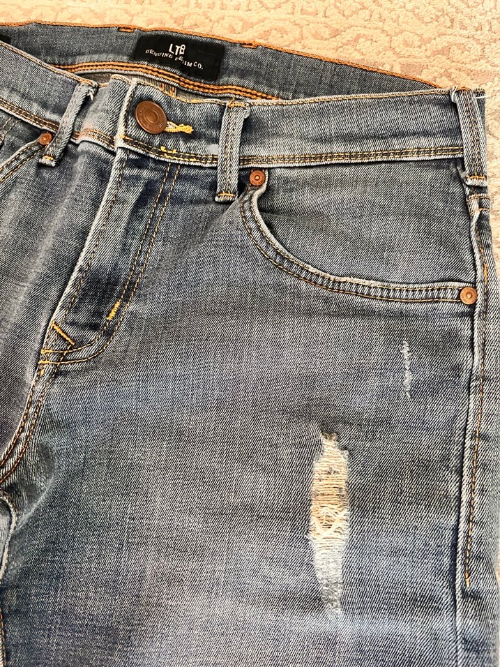 Erkek Denim Fermuarlı Dar Kesim Jean - Görsel 3