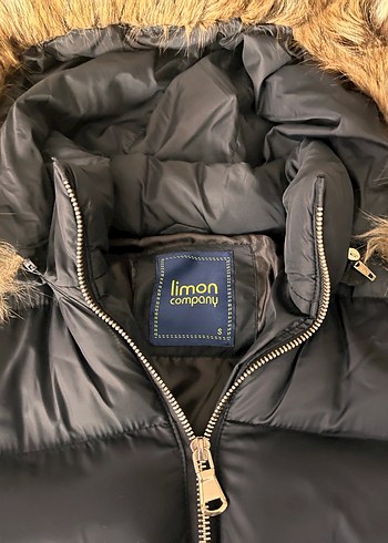 Kadın Siyah Kürklü Kış Montu - Görsel 3