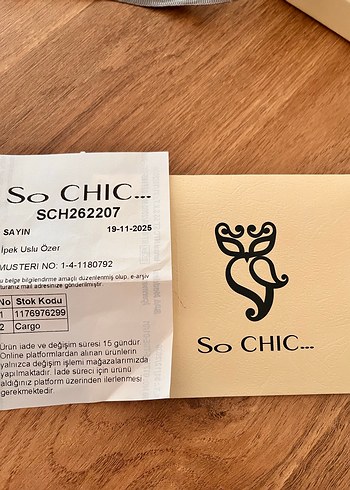 So CHIC küpe - Görsel 2