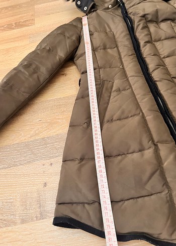 Zara Uzun Kadın Kışlık Mont - Görsel 5