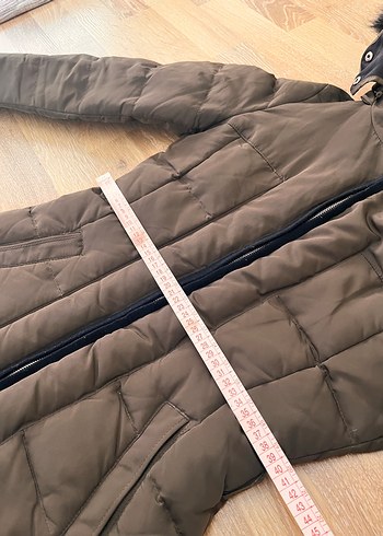 Zara Uzun Kadın Kışlık Mont - Görsel 6