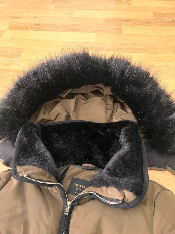 Zara Uzun Kadın Kışlık Mont - Görsel 2