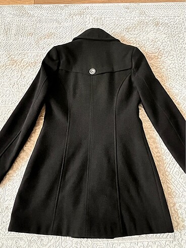 Siyah kaşe kaban - Görsel 5