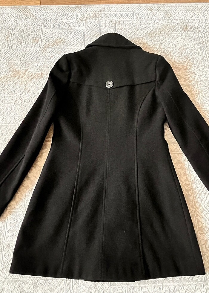 Siyah kaşe kaban - Görsel 5