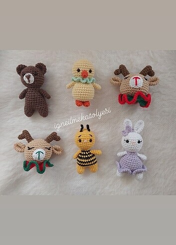 Beden Renk Amigurumi anahtarlık