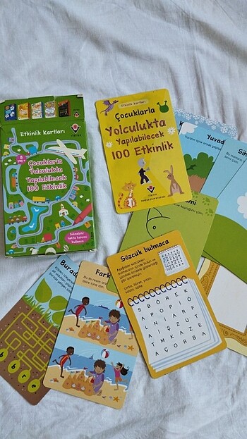 Etkinlik Kartları - Çocuklarla Yolculukta Yapılabilecek 100 Etki