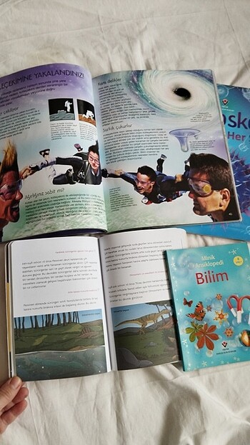 Çocuk Bilim Kitapları - 4 kitap (+2 hediye)