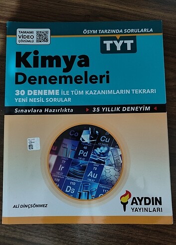 Aydın TYT Kimya denemesi 