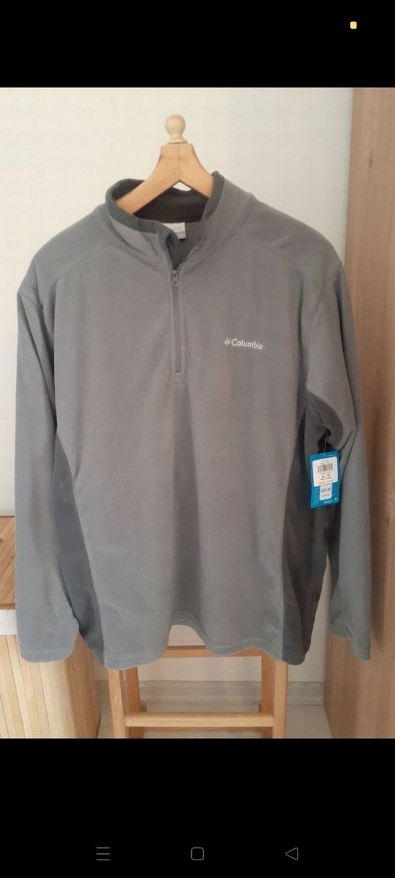 Columbia Gri Uzun Kollu Fermuarlı Polar - Görsel 2