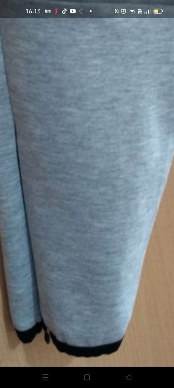 Gri Fermuarlı Erkek Spor Eşofman Altı - Görsel 3