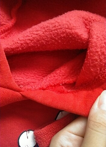 Koton Kırmızı Crop Sweatshirt Koton