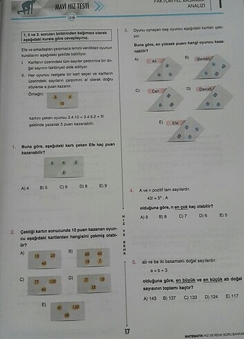  TYT Hız ve Renk Matematik soru bankası