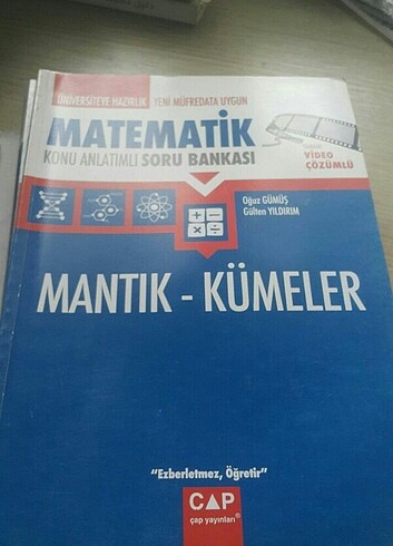  ÇAP Yayınları matematik tyt soru bankası 