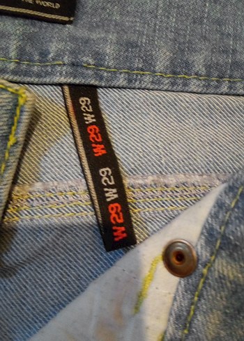 s Beden mavi Renk Kadın Mavi Denim Mini Şort