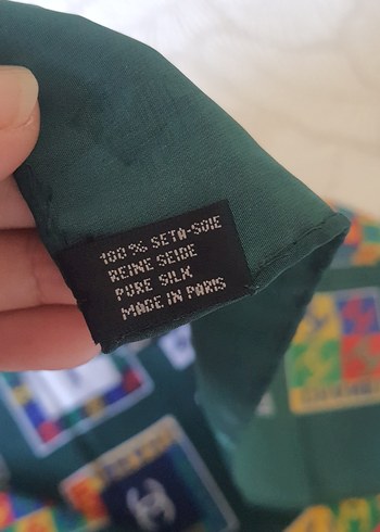 Beden Çok Renkli Vintage Pop Kültür Desenli Kadın Fuları