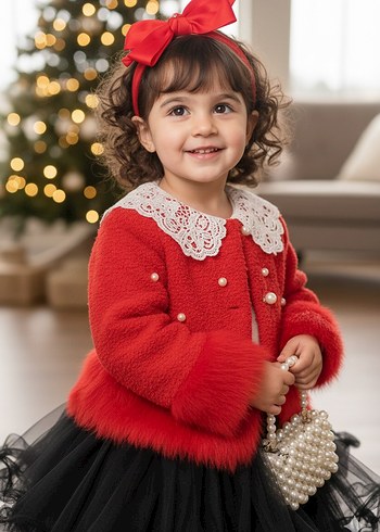 kürklü ceket montt - Görsel 2