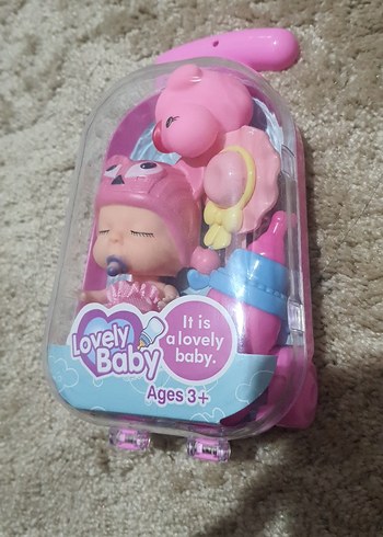 Pembe Pastel Bebek Oyuncak Seti - Görsel 2