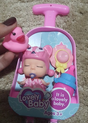 Pembe Pastel Bebek Oyuncak Seti - Görsel 5