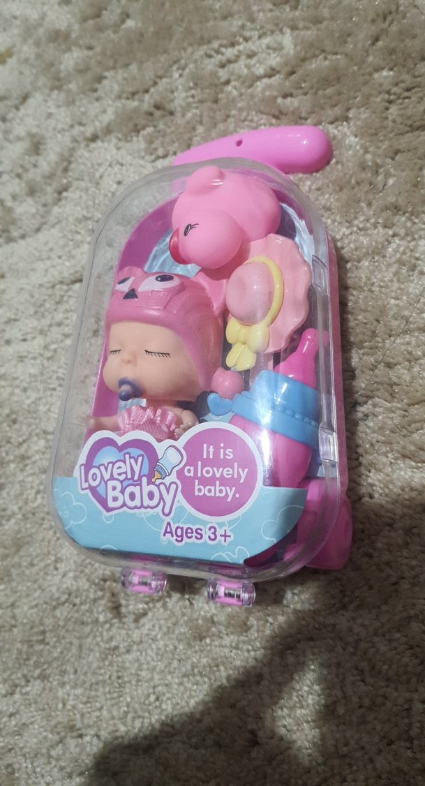 Pembe Pastel Bebek Oyuncak Seti - Görsel 2