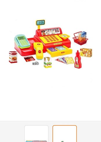 Renkli Süpermarket Oyuncak Seti - Görsel 2