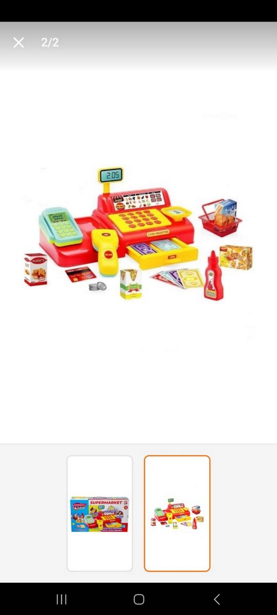 Renkli Süpermarket Oyuncak Seti - Görsel 2