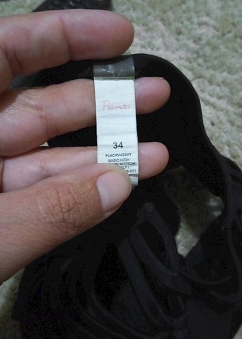 34 Beden siyah Renk kadın bikini alt