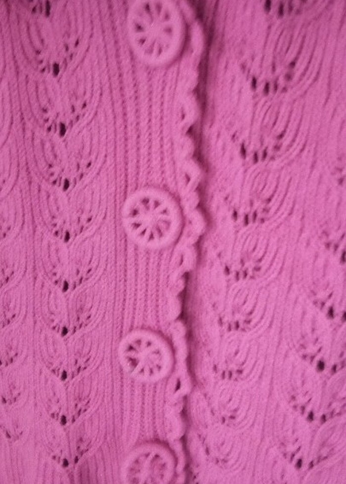 Makine işi örgü yelek - Görsel 4