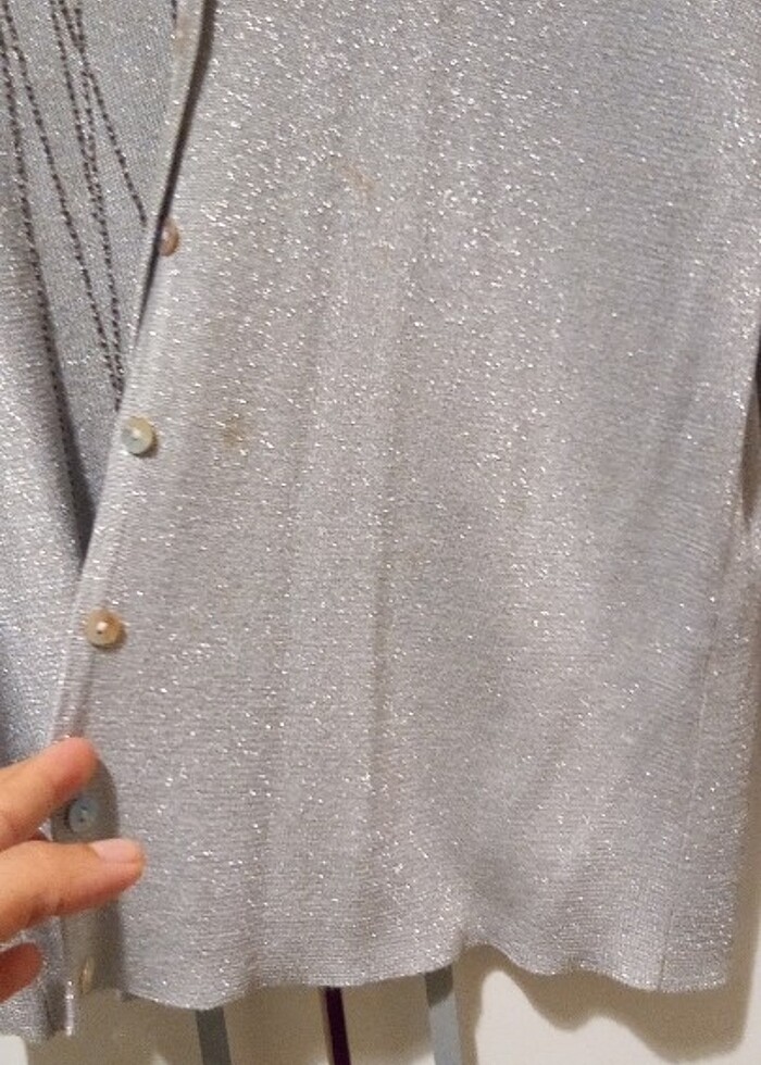 Bayan triko ceket - Görsel 4