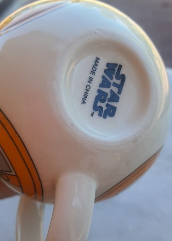 Beden beyaz Renk BB-8 Temalı Beyaz Seramik Kupa