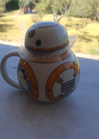BB-8 Temalı Beyaz Seramik Kupa
