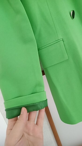 m Beden yeşil Renk Blazer ceket 
