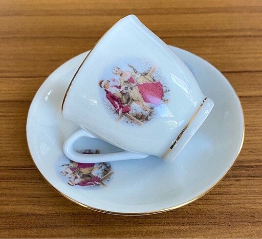 Vintage kahve fincanı 2li