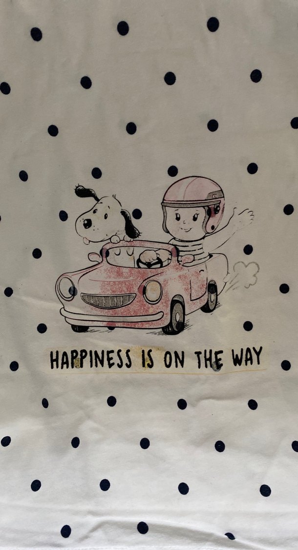 Baskılı Pamuklu Hamile Tişörtü - Görsel 2