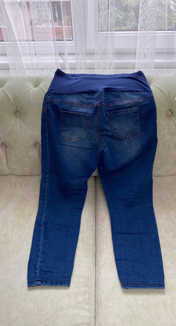 Koyu Mavi Hamile Kot Pantolon - Görsel 2