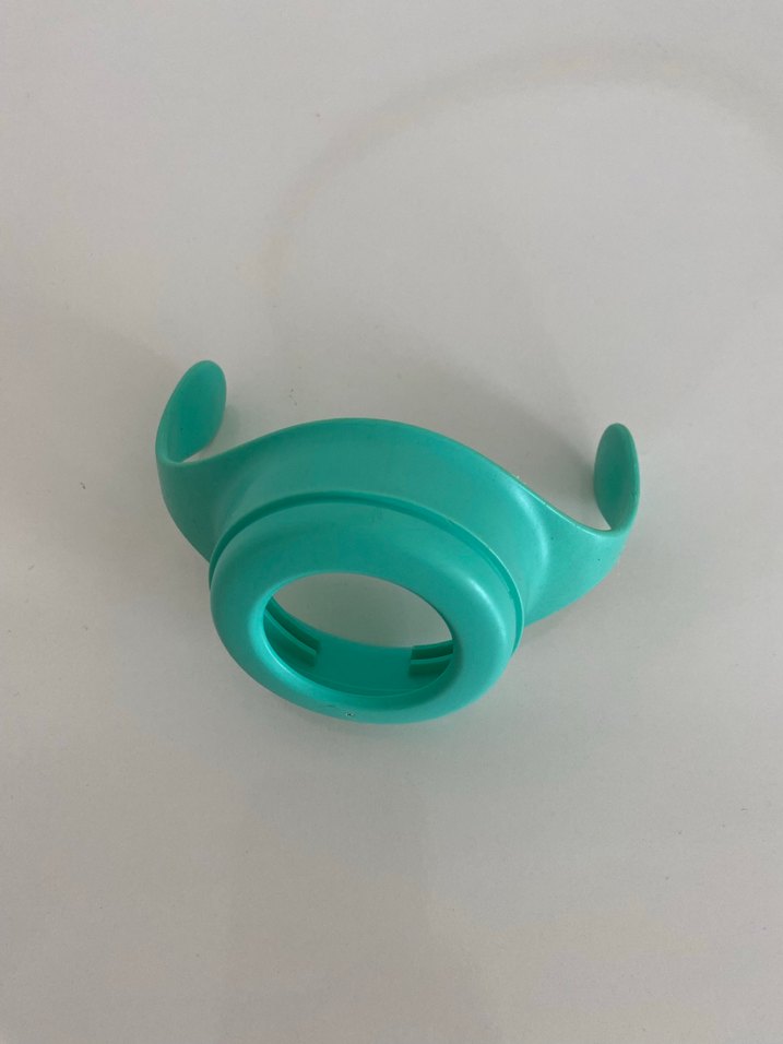 Mavi Bebek Biberonu Tutacaklı - Görsel 4