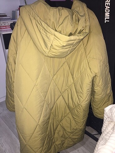 s Beden haki Renk Pull&Bear kapitone mont
