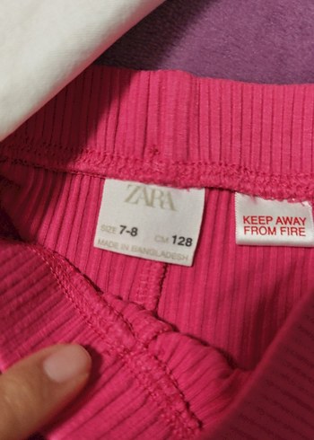 Kız Çocuk Pembe Salaş Piliseli Eşofman Altı - Görsel 5