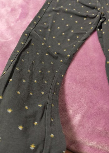 Kız Çocuk Gri Uzun Kollu Pijama Takımı - Görsel 7