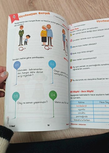 Pelin ile Metin Çalışmaları 3. Sınıf Çalışma Kitabı - Görsel 5