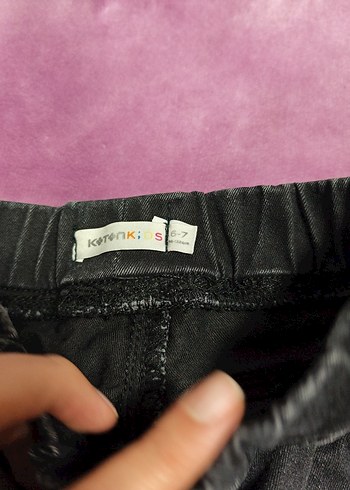 Erkek/kiz Çocuk Gri Dar Kesim Kot Pantolon - Görsel 3