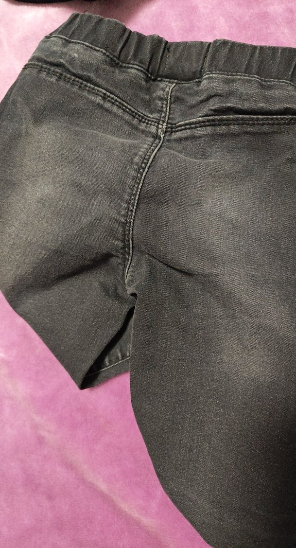 Erkek/kiz Çocuk Gri Dar Kesim Kot Pantolon - Görsel 4