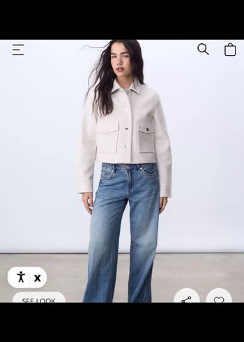 Stradivarius yumuşak kaşe ceket