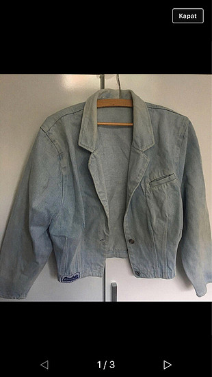 Vintage kot ceket