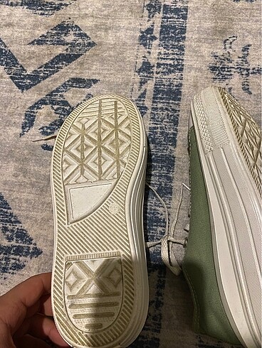 39 Beden yeşil Renk Converse ayakkabı (39) Bayan