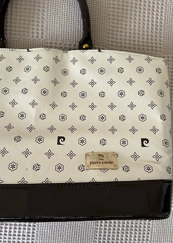 Beyaz Desenli Deri Kadın Çanta - Görsel 2