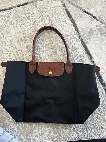Longchamp m siyah renk çanta