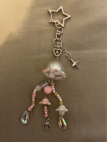 universal Beden Jellyfish anahtarlık (pembe-yeşil)